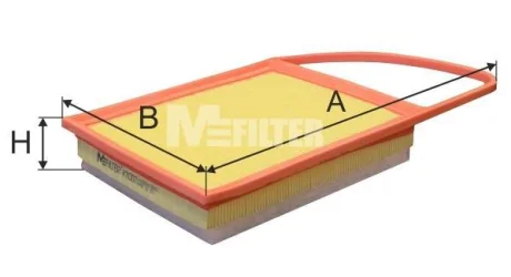 Фільтр повітряний Berlingo/Partner 1.6HDi 10- M-FILTER K 7007
