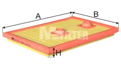 Фільтр повітряний VW/Skoda 1.2/1.4 TSI 12- M-FILTER K 7069