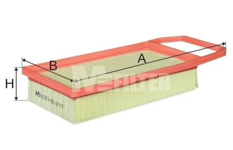 Фільтр повітряний Citroen C5/Peugeot 407 (бензин) 04- M-FILTER K 755