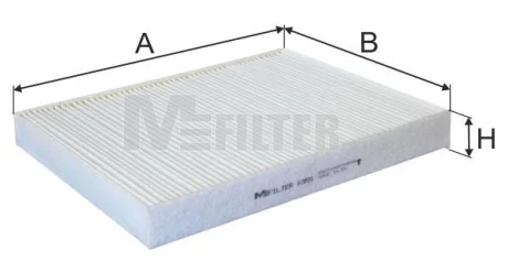 Фільтр салону T5 03-/Audi Q7/Touareg/Cayenne 02- M-FILTER K 991