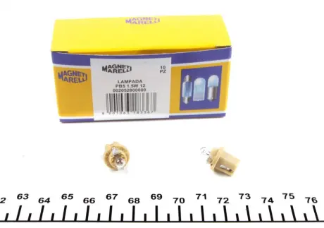 PB5 1,5W 12 Лампа розжарювання (12V 1,5W PB5) MAGNETI MARELLI 002052800000