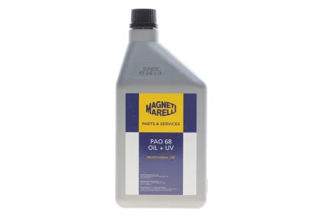 Масло компрессорное PAO 68 с UV красителем для R124yf 1 л. MAGNETI MARELLI 007950024850