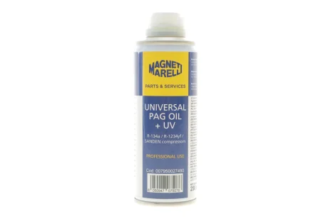 Олива компресорна універсальна PAG для R134a/R1234yf +UV 250 мл MAGNETI MARELLI 007950027490