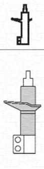 Амортизатор передн Лів/Прав OPEL COMBO/MINIVAN, CORSA A, CORSA A TR, CORSA A/HATCHBACK, CORSA B, CORSA B/HATCHBACK, TIGRA, ZAFIRA B/MINIVAN 1.0-1.8 09.82-04.15 MAGNETI MARELLI 351873070000