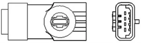 Лямбда-зонд (кількість дротів 4, 470мм) DACIA DUSTER, LOGAN, SANDERO RENAULT CLIO II, CLIO III, KANGOO, KANGOO EXPRESS, LOGAN I, MODUS, THALIA I, TWINGO I 1.2-1.6 08.00- MAGNETI MARELLI 466016355036