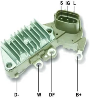 Регулятор напруги (14V) LEXUS ES TOYOTA 4 RUNNER II, CAMRY, CARINA E VI, CELICA, COROLLA, HIACE IV, HILUX V, LAND CRUISER, LAND CRUISER 80, LITEACE, MR2 II, PASEO, PICNIC, PREVIA I 1.0-4.2D 11.84- MAGNETI MARELLI 940016085400
