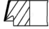Набір кільця поршня 001 RS 00163 0N0 MAHLE / KNECHT 001RS001630N0 (фото 2)