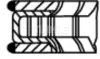 Набір кільця поршня 001 RS 00163 0N0 MAHLE / KNECHT 001RS001630N0 (фото 3)