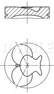 A_Поршень Mahle MB ="" Mahle MAHLE / KNECHT 0022402