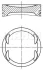 Поршень MAHLE MAHLE / KNECHT 0040700 (фото 1)