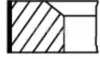 Кільця поршневі Fiat Doblo/Fiorino 1.4i 05- (72.00mm/STD) (1.0-1.2-2) MAHLE MAHLE / KNECHT 010 29 N0 (фото 1)