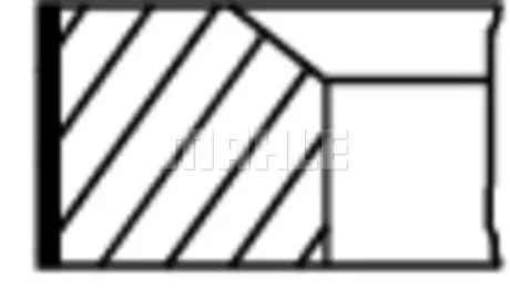 Кільця поршневі Fiat Doblo/Fiorino 1.4i 05- (72.00mm/STD) (1.0-1.2-2) MAHLE MAHLE / KNECHT 010 29 N0