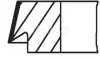 A_Комплект поршневих кілець Mahle OPEL =&quot;&quot; Mahle MAHLE / KNECHT 01126N0 (фото 2)