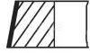 Комплект поршневих кілець Mahle OPEL =&quot;&quot; Mahle MAHLE / KNECHT 01129N0 (фото 2)