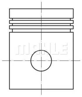 Поршень MAHLE ORIGINAL MAHLE / KNECHT 0122102