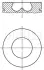 Поршень з кільцями FORD 90.4 TRANSIT 2.4 TDCI 2004- (MAHLE) MAHLE / KNECHT 013 PI 00107 002 (фото 1)