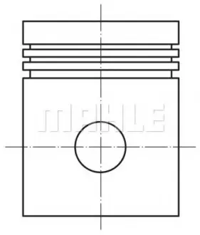 Поршень MAHLE ORIGINAL MAHLE / KNECHT 0156100