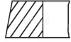 Кільця поршневі VW Golf IV/V/VI 1.4/1.6 TSI 02-14 (77.0mm/+0.5) MAHLE MAHLE / KNECHT 028 01 N2 (фото 2)