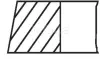 Комплект поршневих кілець SEAT/VW "1,4TSI "05>> ="" Mahle MAHLE / KNECHT 02808N2 (фото 2)