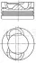Поршень VW Crafter 2.5TDI 06- (81.51mm/+0.50) MAHLE MAHLE / KNECHT 028 09 02 (фото 1)