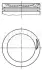 Поршень Mahle AUDI A4,A6 2,0 00-08 ="0308300" Mahle