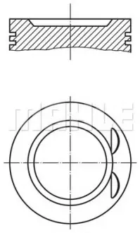 Поршень MAHLE ORIGINAL MAHLE / KNECHT 0332101