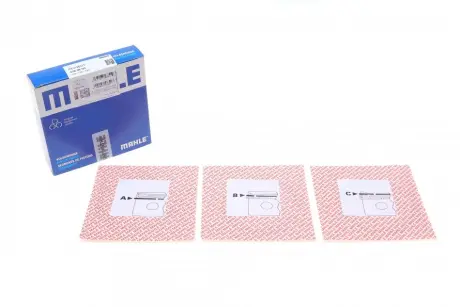 Комплект кілець поршневих з 3 шт. MAHLE ORIGINAL MAHLE / KNECHT 039 96 N0
