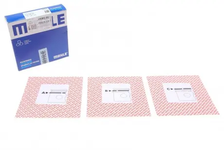 Комплект кілець поршневих з 3 шт. MAHLE ORIGINAL MAHLE / KNECHT 040 05 N0