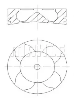 Поршень MAHLE / KNECHT 081 PI 00103 001
