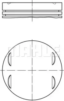 Поршень MAHLE MAHLE / KNECHT 0831302