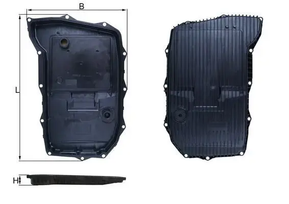 Фільтр АКПП Audi A4/A5/A8/Q5/Q7/VW Touareg 2.0 TDI/2.0 TFSI/3.0 TDI 15- KNECHT MAHLE / KNECHT HX 255 (фото 1)
