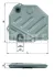 Гідрофільтр, автоматична коробка передач KNECHT MAHLE / KNECHT HX46 (фото 1)