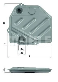 Гідрофільтр, автоматична коробка передач KNECHT MAHLE / KNECHT HX46