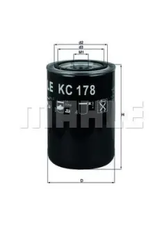 Фільтр паливний Mahle DAF ="" Mahle MAHLE / KNECHT KC178