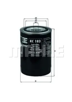 Фільтр паливний MAHLE ORIGINAL MAHLE / KNECHT KC183