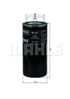 Фільтр паливний Mahle DAF/IVECO ="" Mahle MAHLE / KNECHT KC217