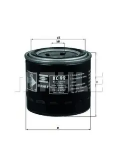 Фільтр паливний Mahle Daihatsu, Kubota ="" Mahle MAHLE / KNECHT KC99