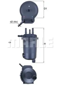 Фільтр паливний MAHLE ORIGINAL MAHLE / KNECHT KL600D
