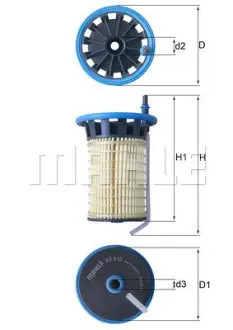 Фільтр паливний Citroen Jumper/Peugeot Boxer 2.0BlueHDi 15- KNECHT MAHLE / KNECHT KX 515