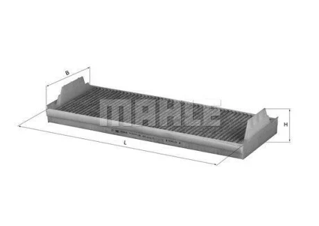 Фільтр салону вугільний MH LAK154 MAHLE / KNECHT LAK 154