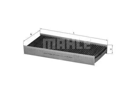 Фільтр, повітря у внутрішній простір KNECHT MAHLE / KNECHT LAK412
