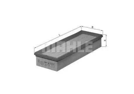 A_Фільтр повітряний Mahle Renault ="" Mahle MAHLE / KNECHT LX143