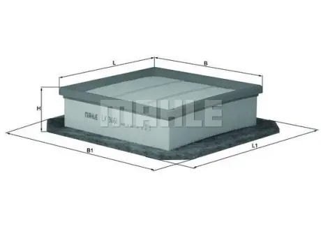 Повітряний фільтр KNECHT MAHLE / KNECHT LX3061