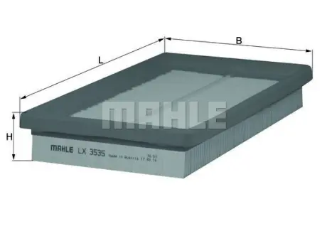 A_Фільтр повітряний_ Mahle Fiat 500 ="" Mahle MAHLE / KNECHT LX3535