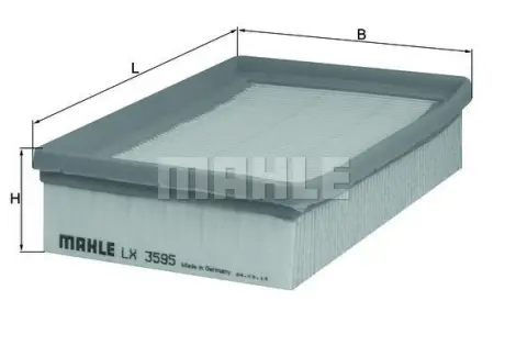 Повітряний фільтр KNECHT MAHLE / KNECHT LX3595