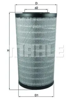 Повітряний фільтр MAHLE / KNECHT LX3753