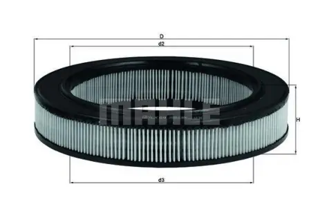 A_Фільтр повітряний Mahle Opel ="" Mahle MAHLE / KNECHT LX69