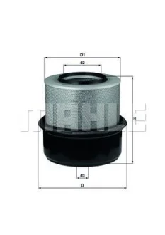 A_ФІЛЬТР ПОВІТРЯНИЙ Mahle Daimler ="" Mahle MAHLE / KNECHT LX80