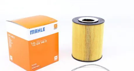 Фільтр масляний MAN E2000 12.0/12.8 00-/F2000 10.0/12.0 94- MAHLE MAHLE / KNECHT OX 146D