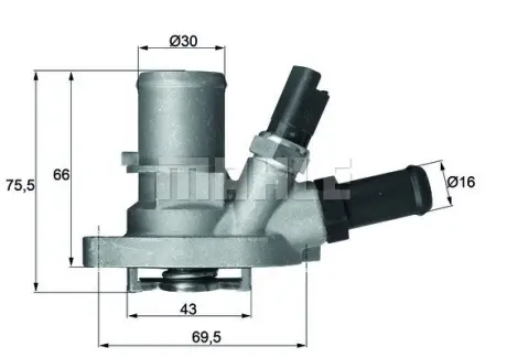 Термостат Behr G.1016.88 FIAT/ FORD ="" Mahle MAHLE / KNECHT TI14988